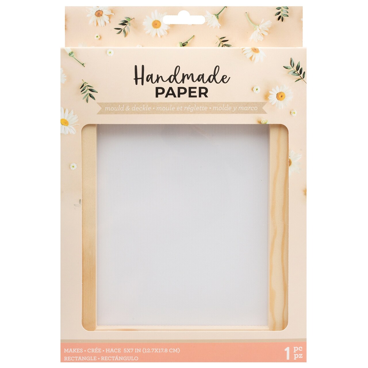 American Crafts Handmade Paper Mold And Deckle Kit-Small Rectangle